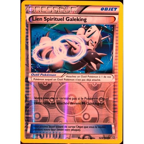 Carte Pokémon 123/160 Lien Spirituel Galeking Reverse Série Xy05 - Primo Choc Neuf Fr