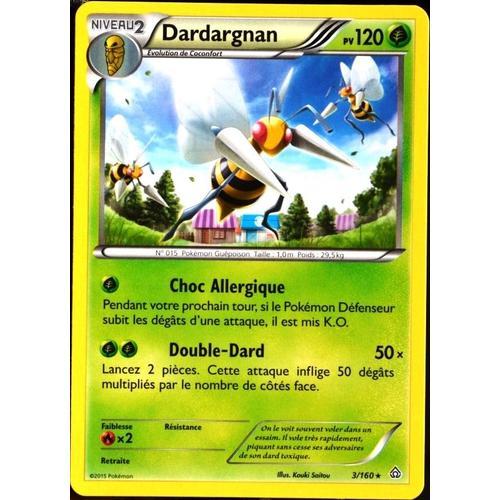 Carte Pokémon 3/160 Dardargnan 120 Pv Série Xy05 - Primo Choc Neuf Fr