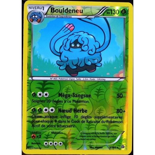 Carte Pokémon 5/160 Bouldeneu 130 Pv Reverse Série Xy05 - Primo Choc Neuf Fr