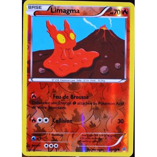 Carte Pokémon 22/160 Limagma 70 Pv Reverse Série Xy05 - Primo Choc Neuf Fr