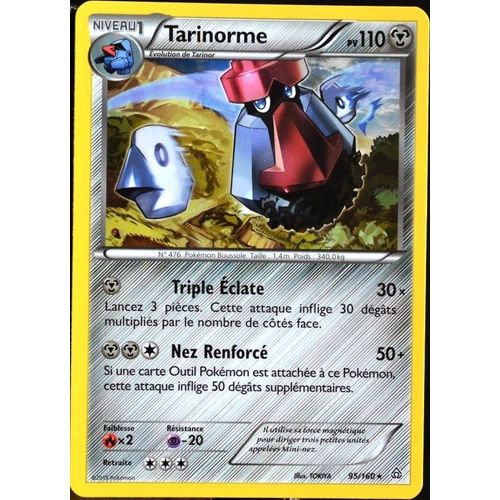 Carte Pokémon 95/160 Tarinorme 110 Pv Série Xy05 - Primo Choc Neuf Fr