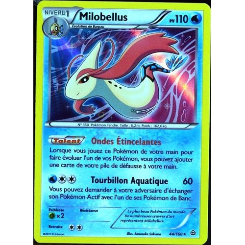 Carte Pokémon 44/160 Milobellus 110 Pv Série Xy - Primo Choc Neuf Fr