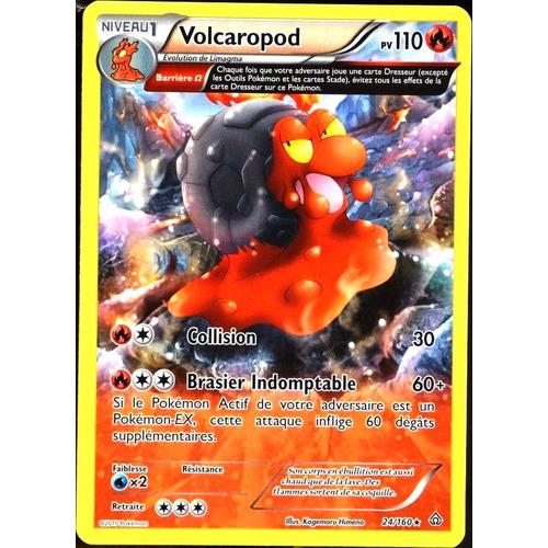 Carte Pokémon 24/160 Volcaropod 110 Pv Série Xy05 - Primo Choc Neuf Fr