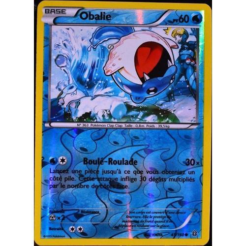 Carte Pokémon 45/160 Obalie 60 Pv Reverse Série Xy05 - Primo Choc Neuf Fr