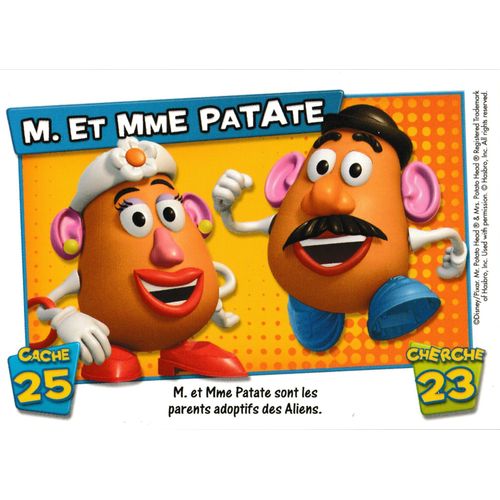 Carte Toy Story 3 The Trading Card Game M Et Mme Patate