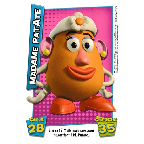 Carte Toy Story 3 The Trading Card Game Madame Patate 