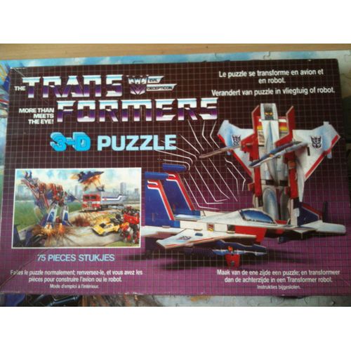 Puzzle 3-D Transformers Decepticon 75 Pièces