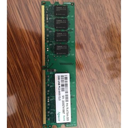 Barrette Mémoire Apacer 2GB UNB PC2-6400 CL5