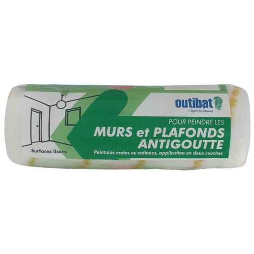 Manchon pour rouleau bi-matière anti-goutte murs/plafonds 180 mm