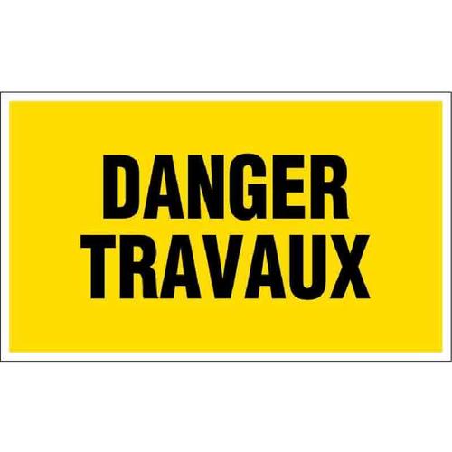 Panneau ""Danger travaux""