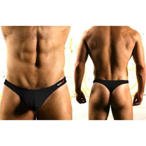 Slip String Noir Homme Viril Erotique Underwear Men Man