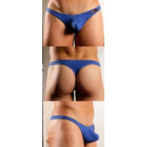 Slip String Bleu Homme Viril Erotique Underwear Men Man