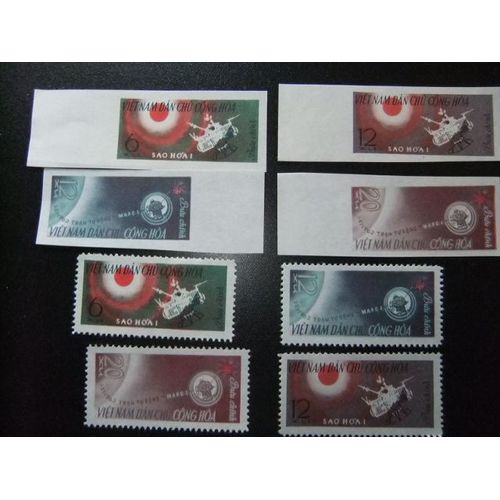 Nord Vietnam No Yvertnord Vietnam No Yvert 321-324 ** ( Sans Charnière ) Dentelé Et Non Dentelé.( Sans Charnière ) Dentelé Et Non Dentelé.