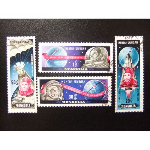 Mongolia - 1963 - Yvert & Tellier Nº 4193 / 196 º Fu