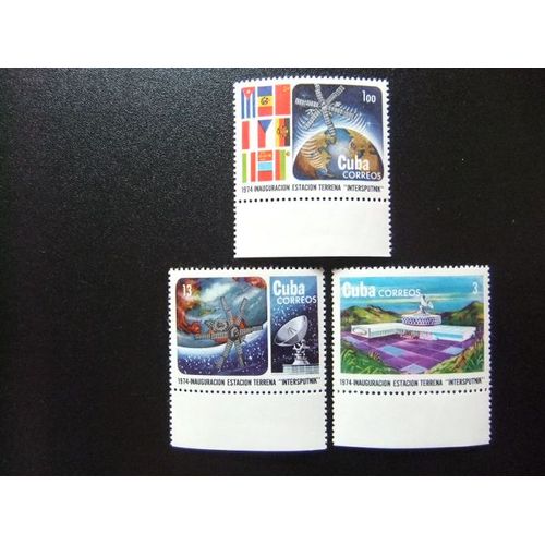 Cuba - 1974 - Yvert & Tellier Nº 1817 / 1819 ** Mnh Número De Artículo: 303978139