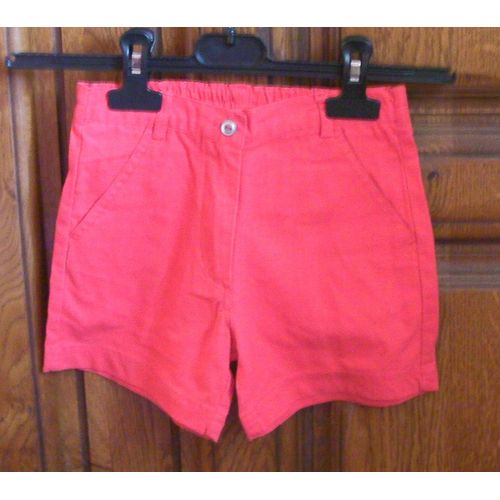 Short Rouge - Taille 2 Ans (92 Cm)