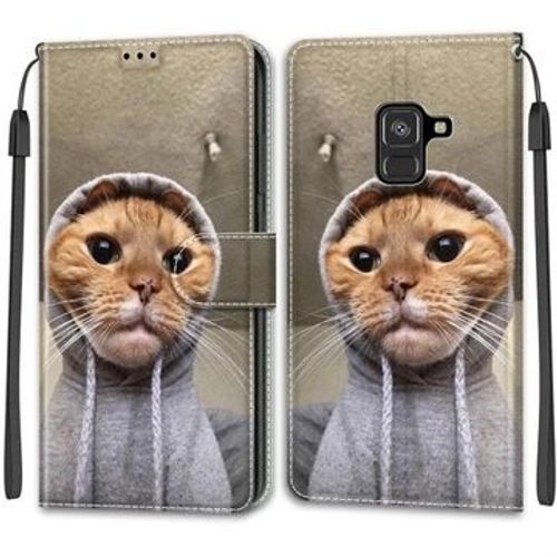 Etui En Cuir Pour Samsung Galaxy A8 2018