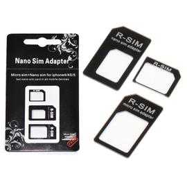 Accessoire pour téléphone mobile GENERIQUE Kit 3 en 1 adaptateur carte sim  nano, micro