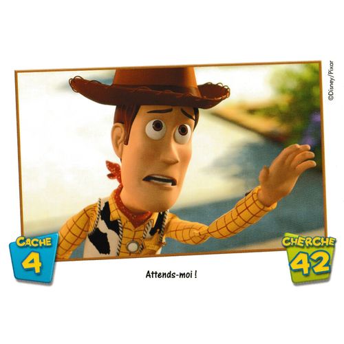 Carte Toy Story 3 The Trading Card Game Attends Moi