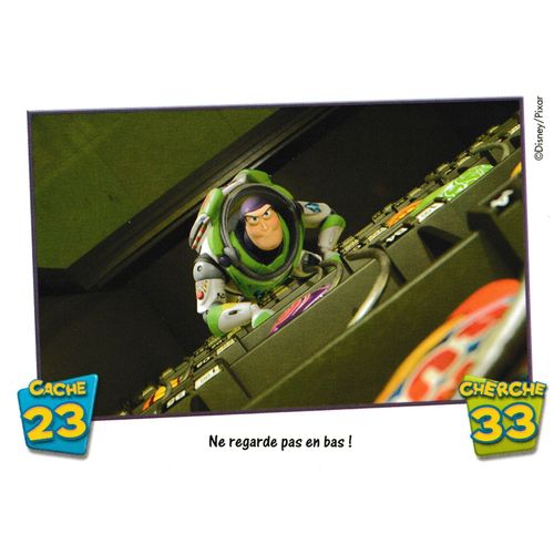 Carte Toy Story 3 The Trading Card Game Ne Regarde Pas En Bas