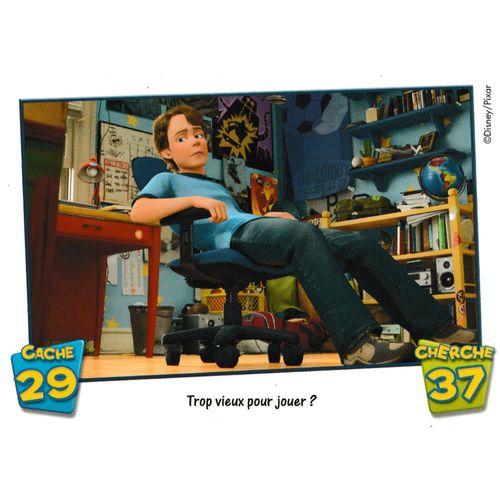 Carte Toy Story 3 The Trading Card Game Trop Vieux Pour Jouer
