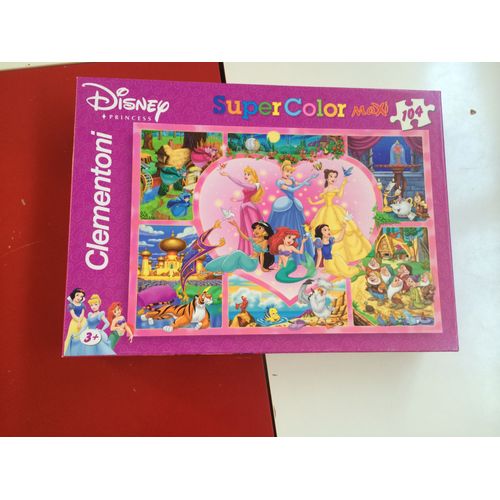 Puzzle Disney Princess Supercolor Maxi 104 Pièces