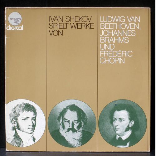 Ivan Shekov : Beethoven, Brahms, Chopin  Autographed 