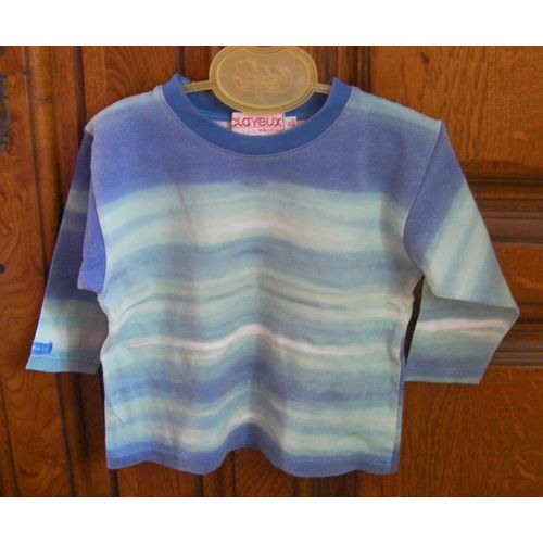 T-Shirt Bleu Clayeux - Taille 24 Mois (86 Cm)