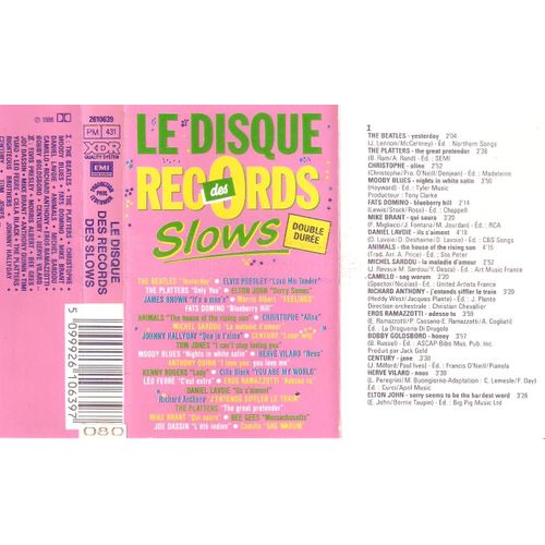 Le Disque Records Des Slows