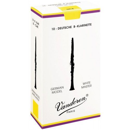Boîte De 10 Anches Clarinette White Master Force 2.5 - Vandoren Cr1625