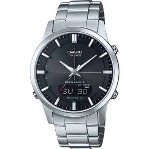 Montre Homme Casio Radio Pilotees Lcw-M170d-1aer Cadran Analogique Et Écran Digital