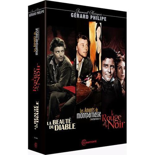 Gérard Philipe : La Beauté Du Diable + Le Rouge Et Le Noir + Les Amants De Montparnasse