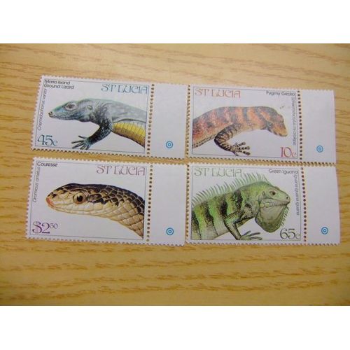 St. Lucia - Fauna - Flora - Yvert & Tellier N º 652 / 655 ** Mnh