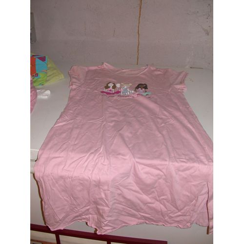 Chemise De Nuit 14 Ans Rose Neuve