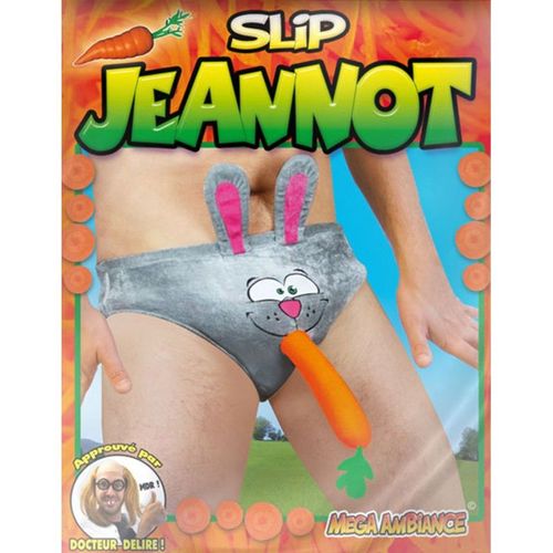 Slip Humoristique Tête De Lapin - 213799 - Taille Unique