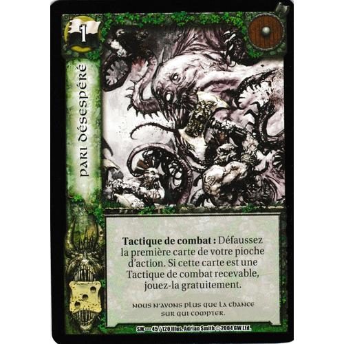 Carte Warcry - Siege Of Middenheim - Pari Desespere - 45/120