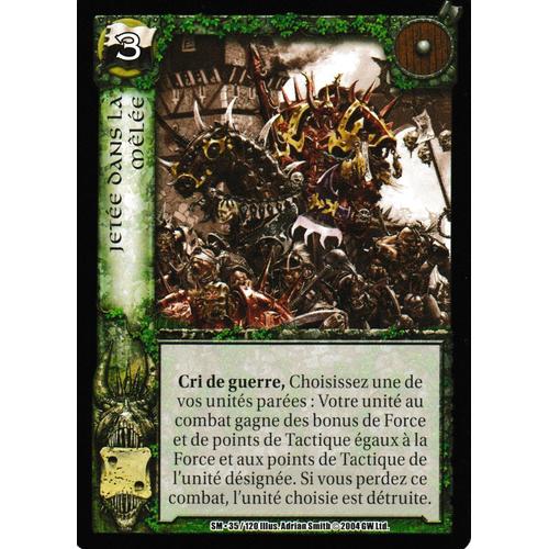 Carte Warcry - Siege Of Middenheim - Jetee Dans La Melee - 35/120