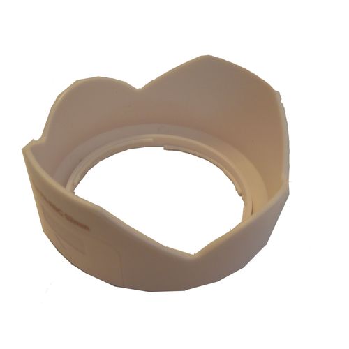 vhbw Pare-soleil compatible avec Pentax SMC DA 18-55mm F / 3,5-5,6 AL 6 AL WR Objectif 52mm - Cache blanc, plastique, tulipe