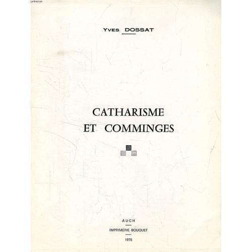 Catharisme Et Comminges