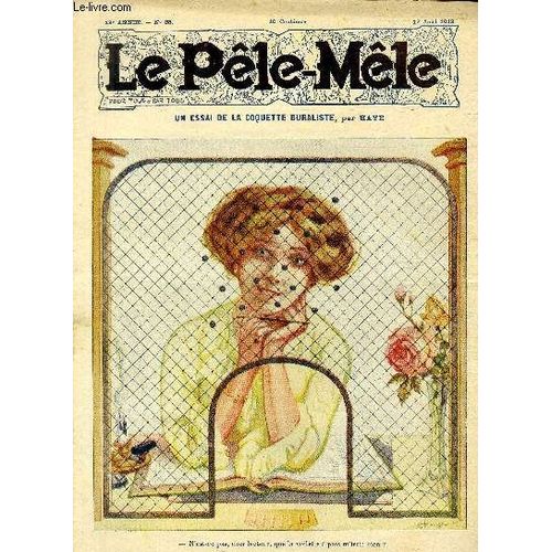 Le Pêle-Mêle, 19è Année, N°33 - Un Essai De La Coquette Buraliste