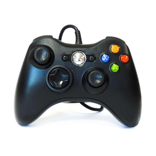 Hobbytech - Manette De Jeu Filaire Pour Xbox360 - Noire