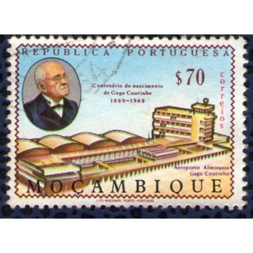 Mozambique 1969 Oblitéré Rond Used Stamp Aéroport Amiral Gago Coutinho