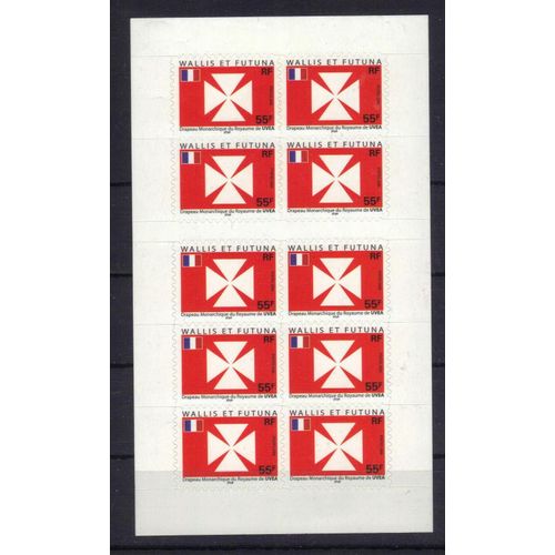 Wallis Et Futuna 2006 : Drapeau Monarchique Du Royame D'uvéa - Carnet Adhésif Neuf De 10 Timbres À 550 F. 