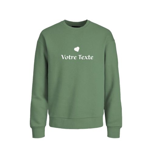 Pull Personnalisé Avec Texte Et Symbole Coeur - Sweet Fille - Pull Fils - Pull Personnalisé Pour Femme - Pull Avec Texte Et Coeur