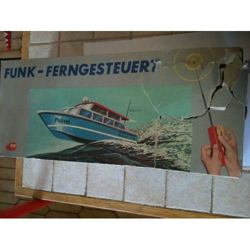 Bateau Radiocommandé Funk-Ferngesteuert Police-Dickie Spielzeug