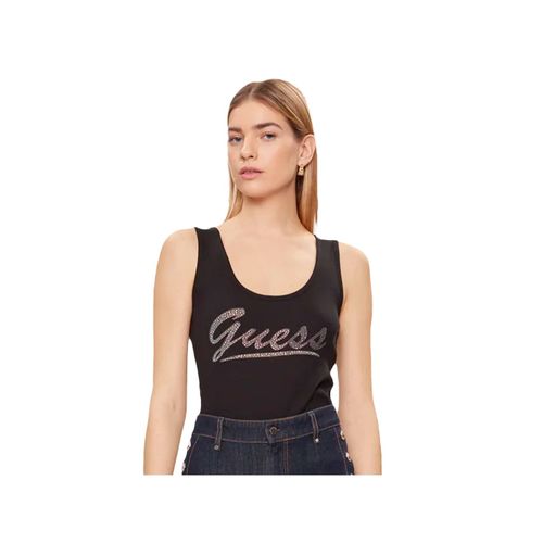 Débardeur Guess Strass Femme Noir
