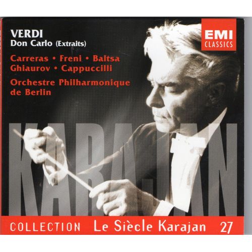 Giuseppe Verdi : Aïda Extraits Par Mirella Freni José Carreras Agnès Baltsa Piero Cappuccilli Ruggero Raimondi José Van Dam Thomas Moser Katia Ricciarelli Wiener Philharmoniker Dir Herbert Von Karajan