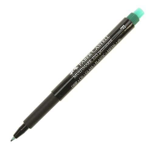Faber-Castell Lot De 3 Marqueurs Cd/Dvd Multimark Permanent F, Vert