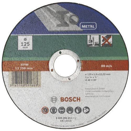 Disque tronc métal, 125 x1,6 plat