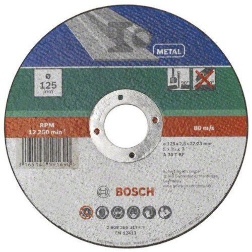 Disque tronc métal, 125 x2,5 plat